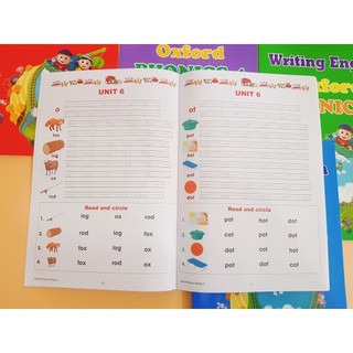 Oxford Phonic World level từ 1-5 lẻ,bộ tuỳ trọn Writing