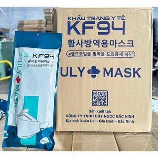 Thùng 300 chiếc khẩu trang kf94 uly mask
