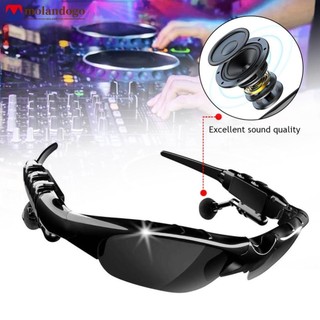Molandogo 5.0 Kính âm thanh Bluetooth thông minh Thể thao ngoài trời Đi xe đạp Tai nghe âm thanh vòm Nghe cuộc gọi nhạc Kính râm phân cực E4W3