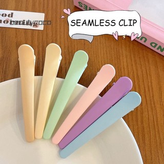 Beautycoco🍊Kẹp tóc mái mỏ vịt màu pastel đơn giản phong cách hàn quốc