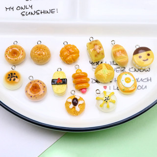 Handmade diy Phụ Kiện Trang Sức Nhựa Mô Phỏng Thực Phẩm Đồ Chơi Cuộn Hoa Hấp Buns Ham Xúc Xích Túi Bông Tai Phụ Kiện Tóc Mặt Dây Chuyền