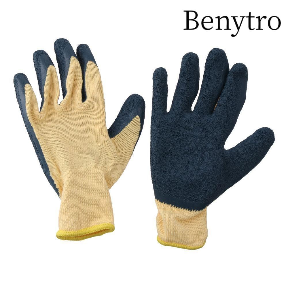 Benytro Găng tay cách điện, Găng tay cao áp Nylon 400V, với thiết kế cao su chống trượt Găng tay làm việc cao su sửa chữa