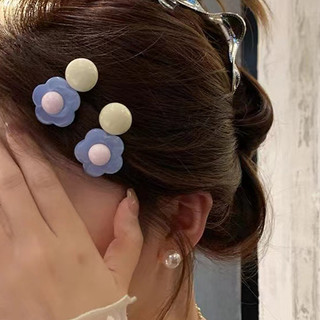 Kẹp tóc axit axetic hoa mới Bangs Clip