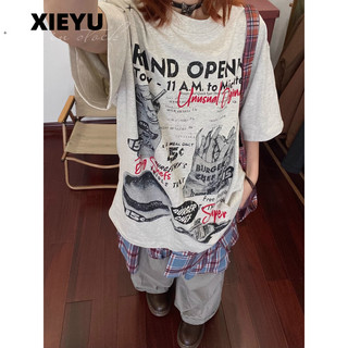 XIEYU áo phông áo thun nữ croptop  Đơn giản Dễ thương thời trang Thể thao WTX2440963 15Z240408