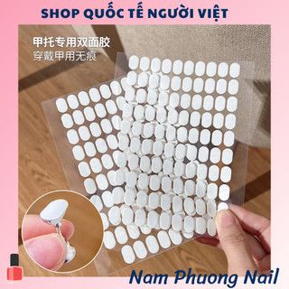 SET 2 TỜ COMBO 200 miếng Keo đính móng dán móng trong suốt