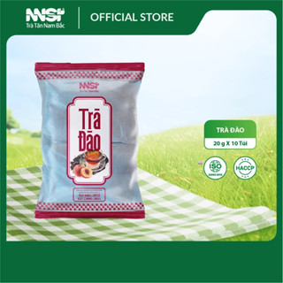 Trà Đào Túi Lọc (20g x 10 túi) - Trà Tân Nam Bắc - pha trà sữa