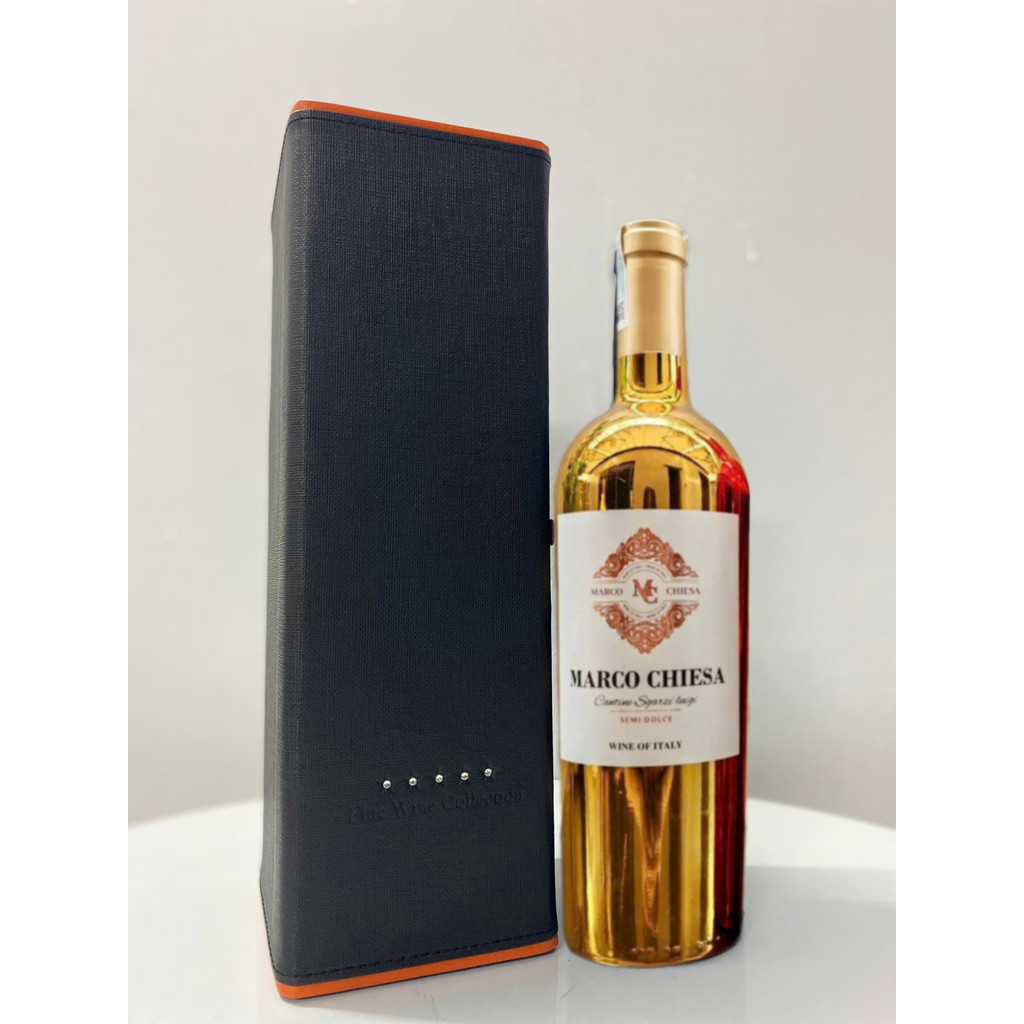 Set quà tặng 1 chai Vang Ý Marco Chiesa Topaz - ĐVC
