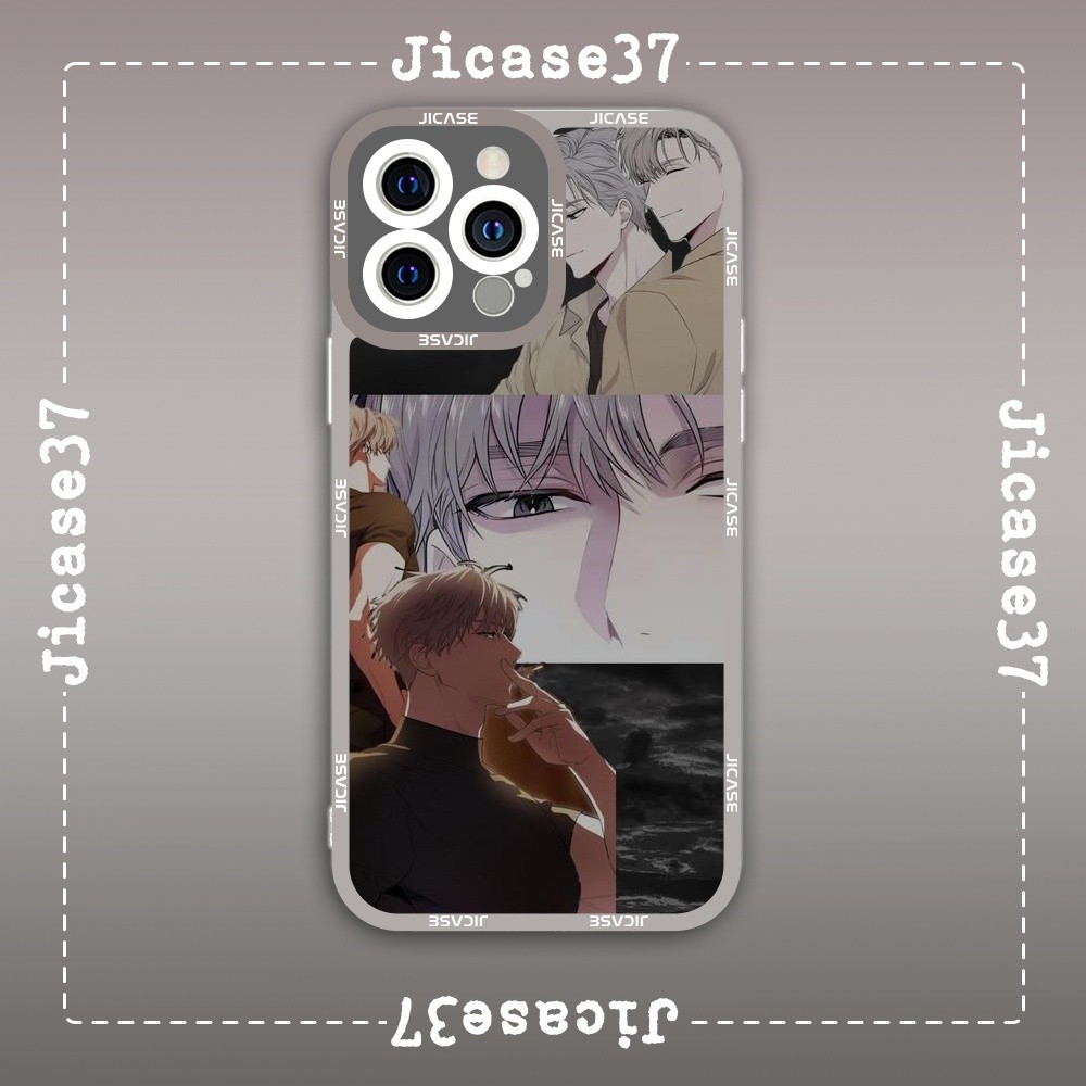Ốp lưng iPhone Cạnh Vuông Samsung Xiaomi Oppo Manhwa boylove Passion nhân vật Ilay vs Taeil