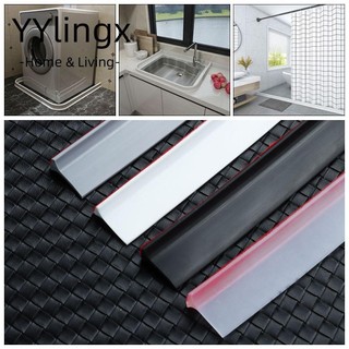 YYlingx cả đều có trong kho]Dải Chặn Nước Bằng Silicone Tự Dính Chống Trượt Có Thể Uốn Cong Cho Nhà Tắm