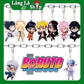 Móc khoá Mica dây xịn anime Boruto: Naruto Next Generations - Nhựa Cứng Acrylic In 2 mặt sắc nét ( ảnh thật )