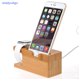 Đế sạc tre VHDD Đế sạc trạm sạc cho Apple Watch iWatch iPhone VN