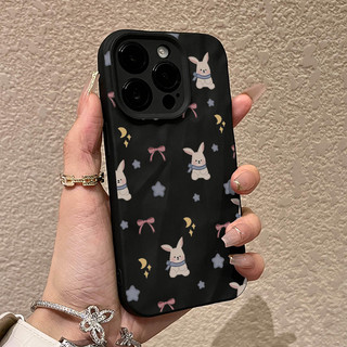 ốp iphone 11/12/13/14/15 Pro Max Cute Bunny chống sốc matte Case For ốp lưng iphone 11,12,13,14,15,11PM,12PM,13PM,14PM,15PM