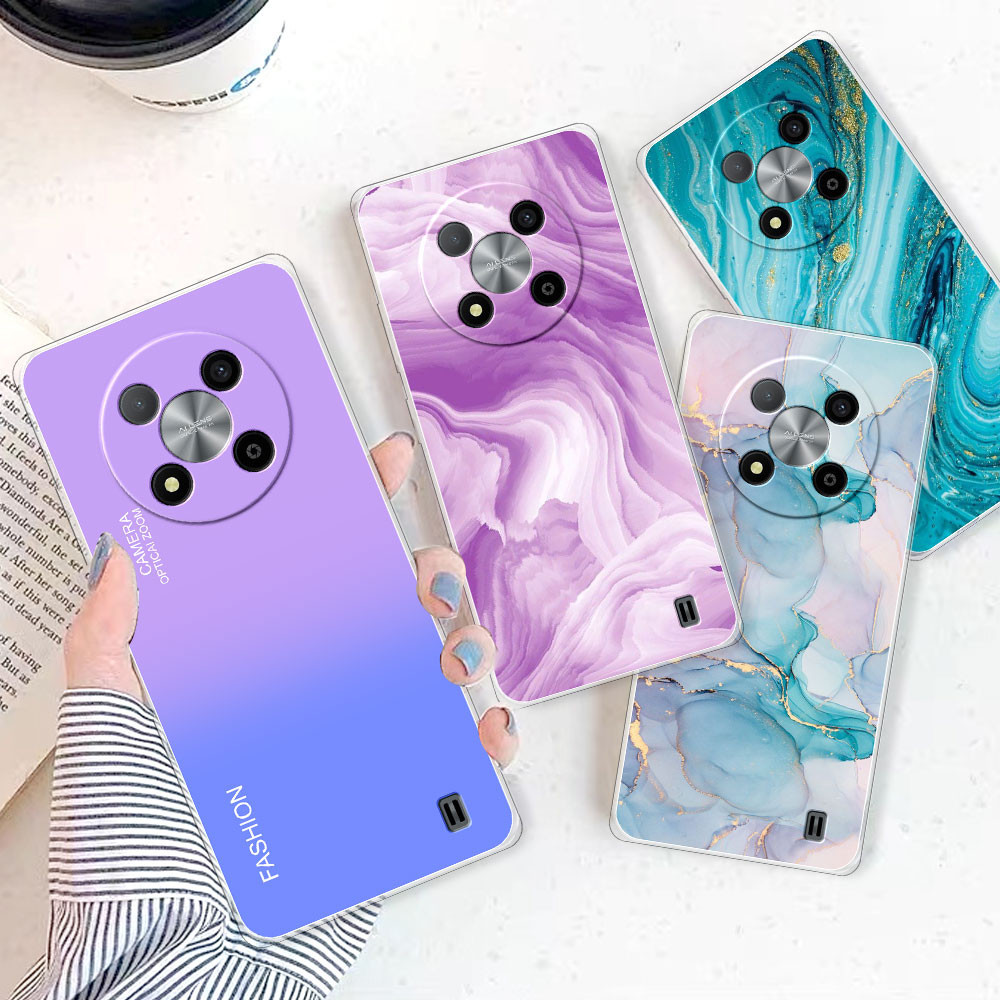 Dành Cho ZTE Blade A73 Ốp Lưng Bảo Vệ Cho ZTE Blade A73 5G Trong Suốt Silicon Mềm Ốp Lưng Điện Thoại