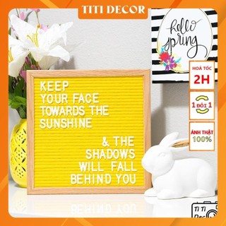 Bảng nỉ ghép chữ chụp ảnh sản phẩm, phông nền chụp ảnh, trang trí chụp ảnh, decor nhà cửa, cửa hàng - TiT Decor