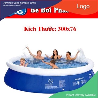 Bể Phao Bơi Tròn - Bể Bơi Cho Đại Gia Đình - Size 3m