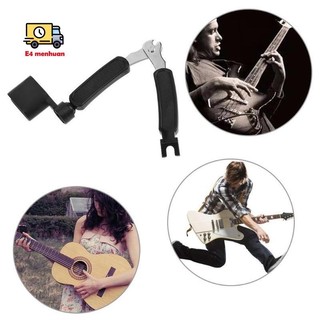 Phụ kiện đàn Guitar đa chức năng 3 trong 1 Guitar Peg String Winder + String Pin Puller + String Cutter để chăm sóc đàn Guitar Dropship