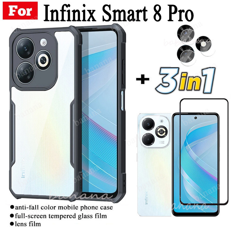 Ốp điện thoại di động chống rơi 3 TRONG 1 infinix Smart 8 Pro cho infinix Smart8 Hot 40 40 40i 40 Pr