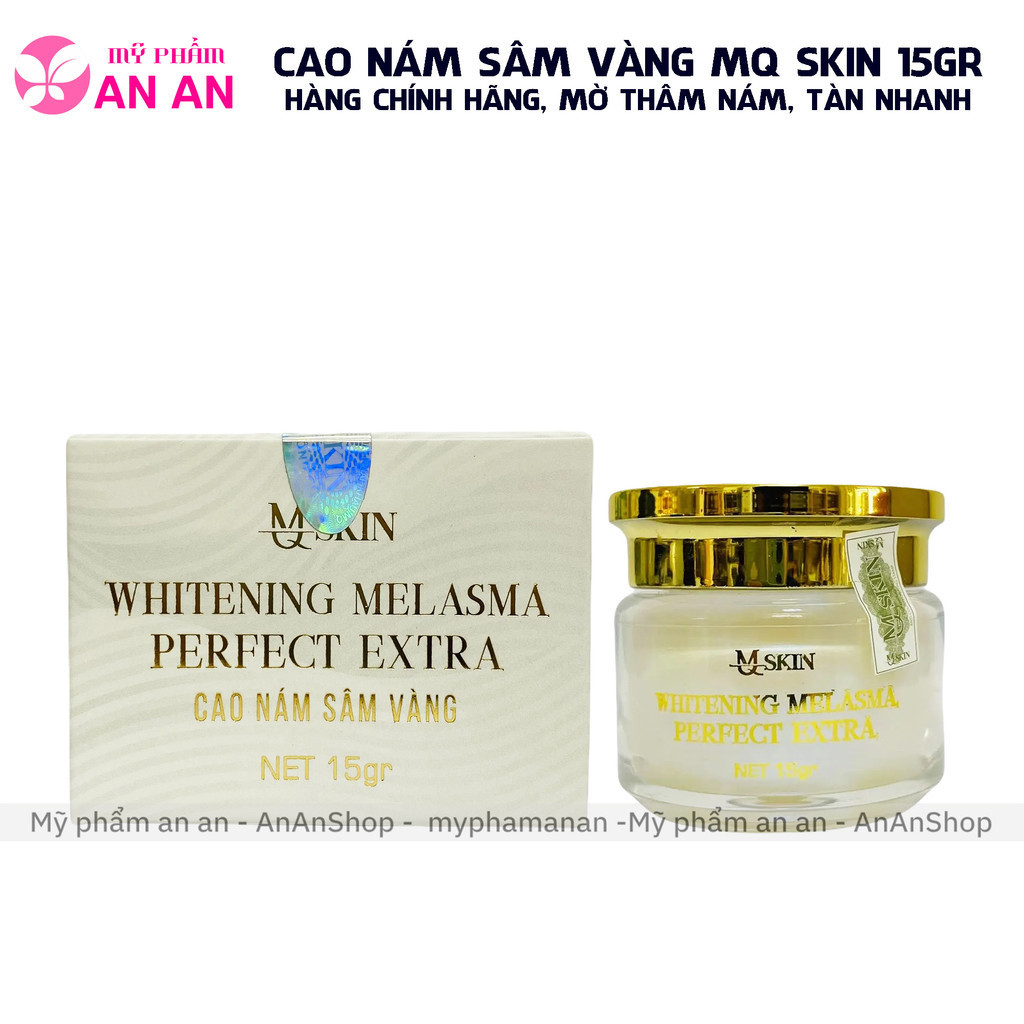CAO NÁM SÂM VÀNG MQ SKIN 15GR, MỜ THÂM NÁM TÀN NHANG - HÀNG CHÍNH HÃNG 8936117150579