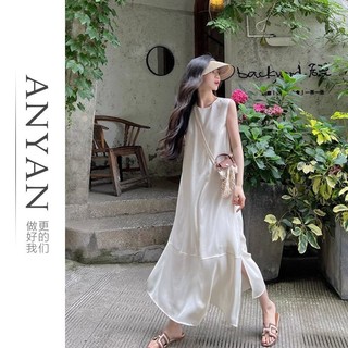 Váy dài Đầm mùa hè Đầm nữ Váy trắng đi biển