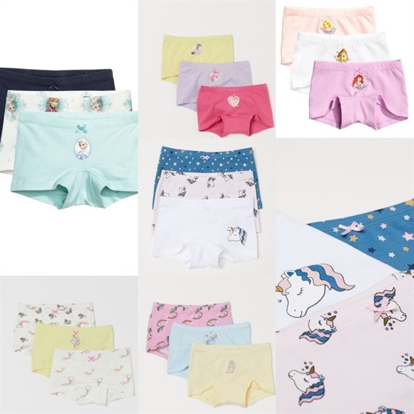 Set 3 chip đùi HM bé gái .