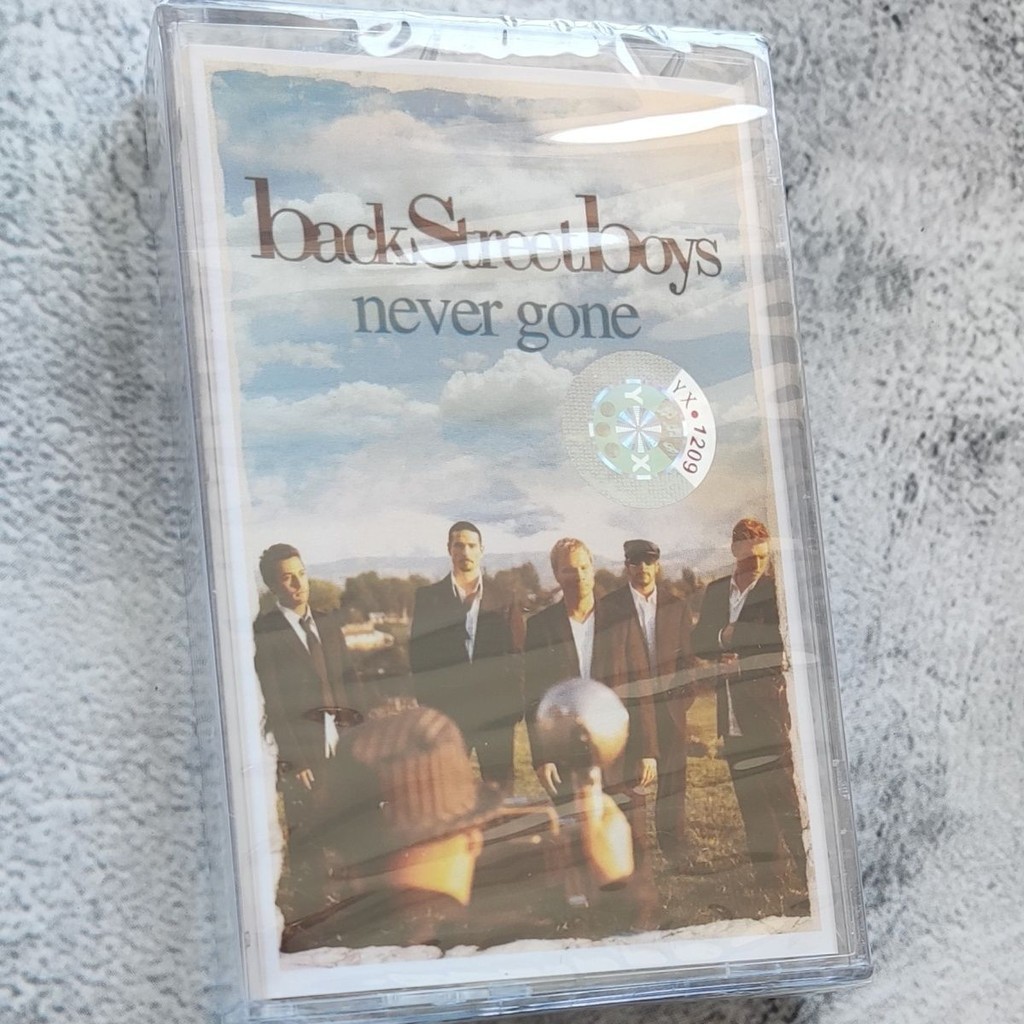 Original Backstreet Boys NEVER GONE Cassette Tape + Lyric Book [Sealed] Brand New