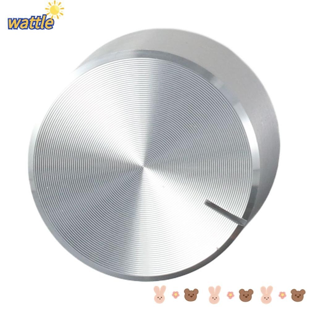 Núm áp kế WATTLE, tông màu bạc nhôm, bề mặt mịn chất lượng cao 20mmx13