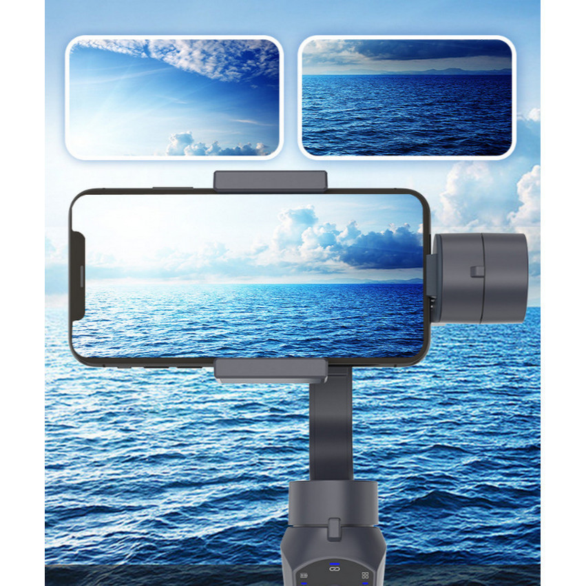 🎉  Gậy Chống Rung F10 Pro 3Axis Gimbal Tích Hợp Sạc Dự Phòng 🎁