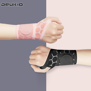 Deukio Dây đeo cổ tay thể thao Vỏ bọc cổ tay thoáng khí Vỏ gân mẹ bảo vệ tay quấn băng dây đeo