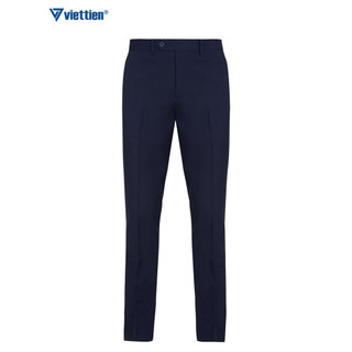 Quần tây trơn 0ly VIETTIEN vải poly phom regular fit - 1S4615NF1/Q0NP
