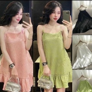 váy nữ 2 dây - chất sốp đúng chuẩn quảng châu Women Dress