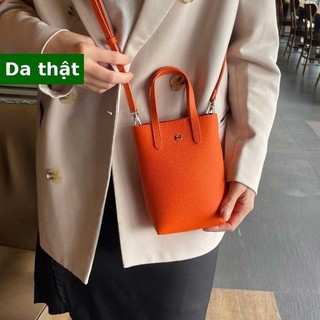Túi đựng điện thoại di động bằng da thật dành cho nữ Túi đeo chéo Túi xách nhỏ Tote nhẹ