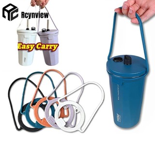 Dây đeo tay cầm chai nước có đế chống trượt bằng silicon bền đầy màu sắc Cốc rơm đựng đồ uống Dây mang theo cho cốc cà phê