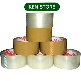 Băng keo trong / đục dán thùng 200ya/100ya KEN STORE