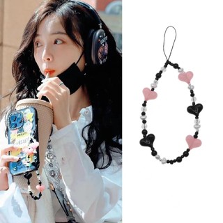 Phiên Bản Hàn Quốc Mới Dây Xích Điện Thoại Di Động Nữ Đính Hạt Dây Điện Thoại Di Động Niche Đồ Trang Trí