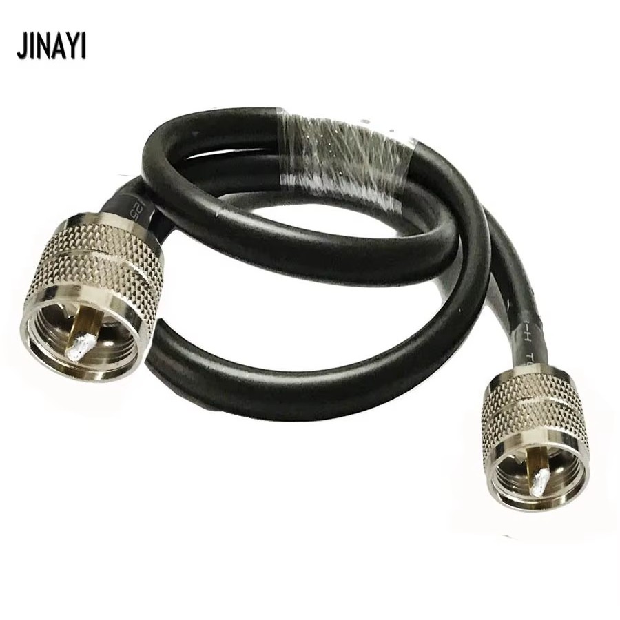 1 Cáp Đồng Trục LMR400 UHF Nam Sang UHF PL259 Cắm Kết Nối RF Cáp Ăng Ten Đồng Trục LMR-400 Ham Radio
