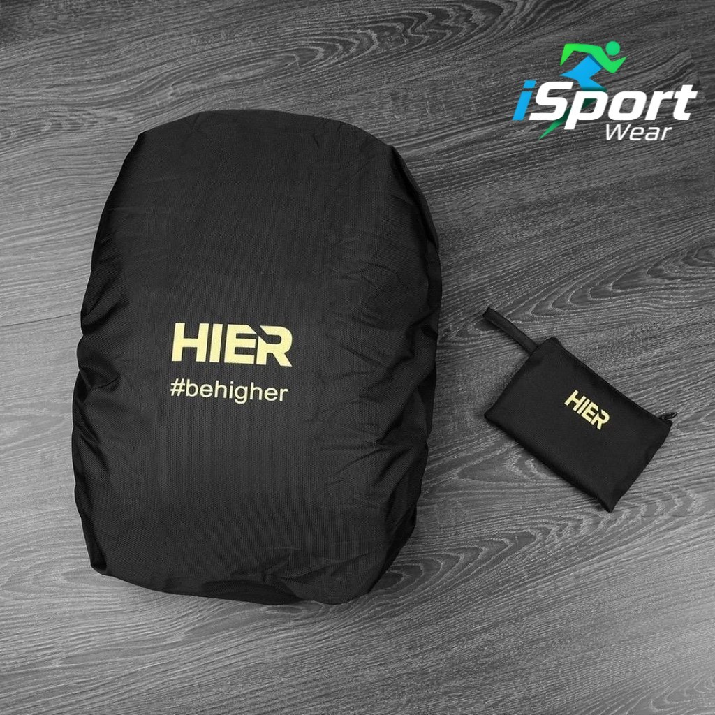 Áo mưa balo Hier, bảo vệ balo dưới 30L khỏi mưa, bụi, thiết kế nhỏ gọn, tiện lợi.