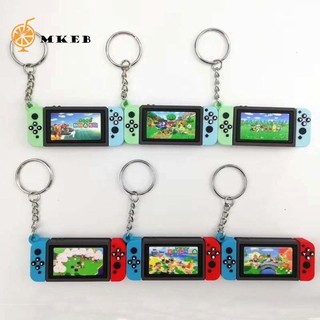 Mkeb Móc Khóa Gắn Máy Chơi Game Nintendo Switch Mini Hình Động Vật Vui Nhộn Sáng Tạo