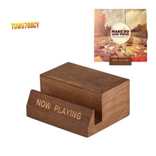1 giá đỡ trưng bày đĩa cd vinyl bằng gỗ để bàn