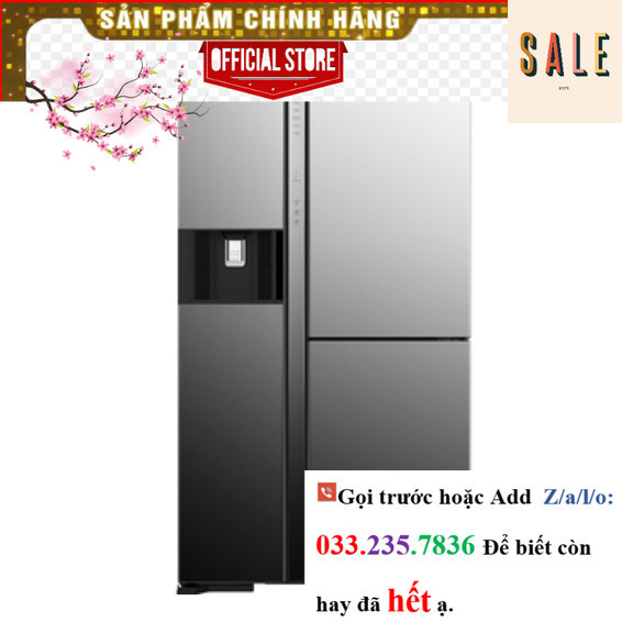SỐc Tủ lạnh Hitachi Inverter 569 lít R-MY800GVGV0(MIR)