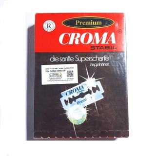 Hộp 10 lưỡi dao lam dao cạo râu croma