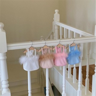 Quần Áo Thú Cưng Mùa Hè Lông Chó Lông Áo Màu Trơn Teddy Pomeranian Bichon Trang Phục YX-FS-SS-QZ