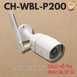 Camera wifi Full HD 2.0MP quét dáng người báo động ngoài trời kim loại cao cấp