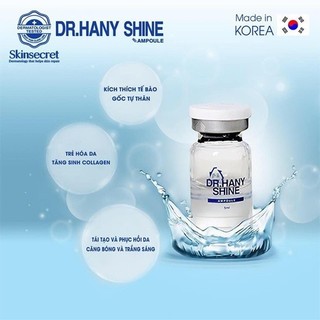 Serum tế bào gốc dr hany shine 5ml dưỡng da lão hóa phục hồi da mỏng yếu làm trắng da căng bóng