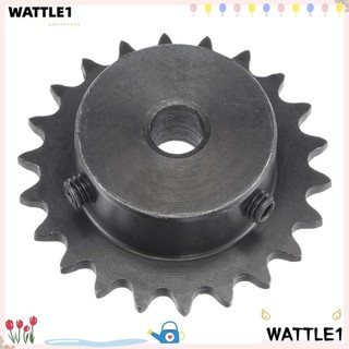 Bánh xích ổ đĩa công nghiệp WTTLE, Răng cứng loại B oxit đen 25, Dây thép Carbon C45 bền bỉ 1 / 4 "Pitch 22 Răng Gear cho xích lăn ISO 04C