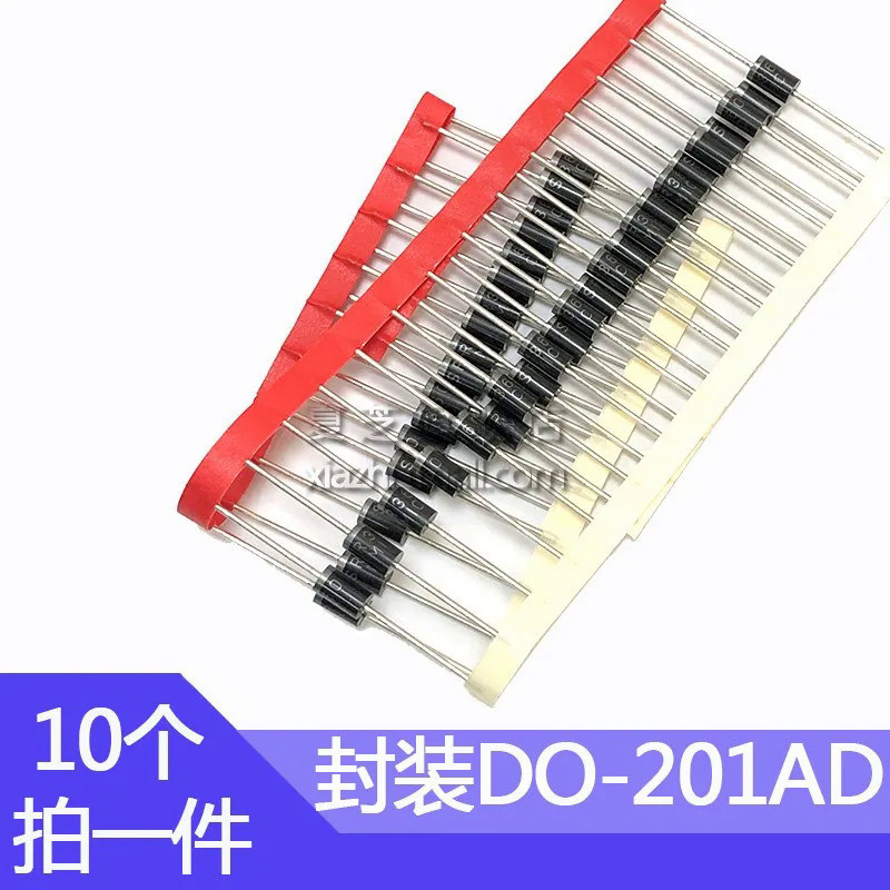 10 Chiếc FR302 Điốt Phục Hồi Nhanh FR303 FR304 FR305 FR307 FR309 Bộ Chỉnh Lưu Cắm Thẳng DO-201AD