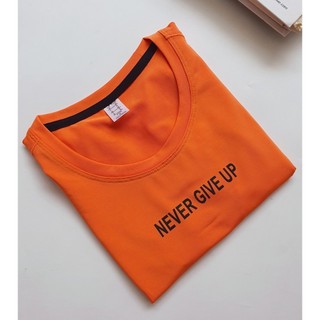 ÁO CROPTOP NEVER GIVE UP NỮ THỂ THAO