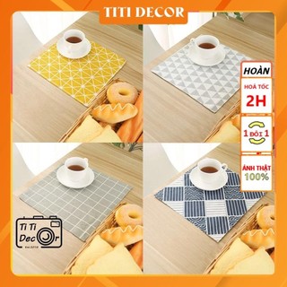Tấm lót bàn ăn TiTi Decor, khăn lót bàn ăn, khăn ăn nhà hàng