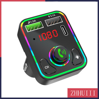 Jt led đèn nền xe hơi tương thích bluetooth fm phát mp3 tf / u đĩa nghe nhạc bộ rảnh tay dual usb sạc nhanh