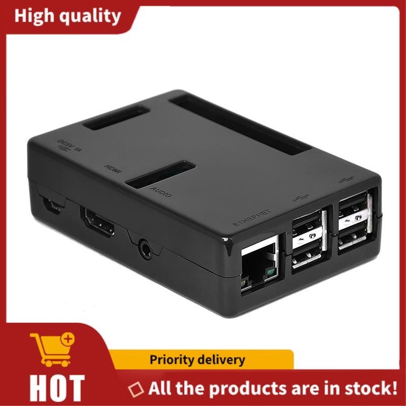 Ốp lưng Raspberry Pi 3 Model B, Vỏ bảo vệ cho Raspberry Pi 3, Raspberry Pi 3 Model B KHÔNG bao gồm (Đen)