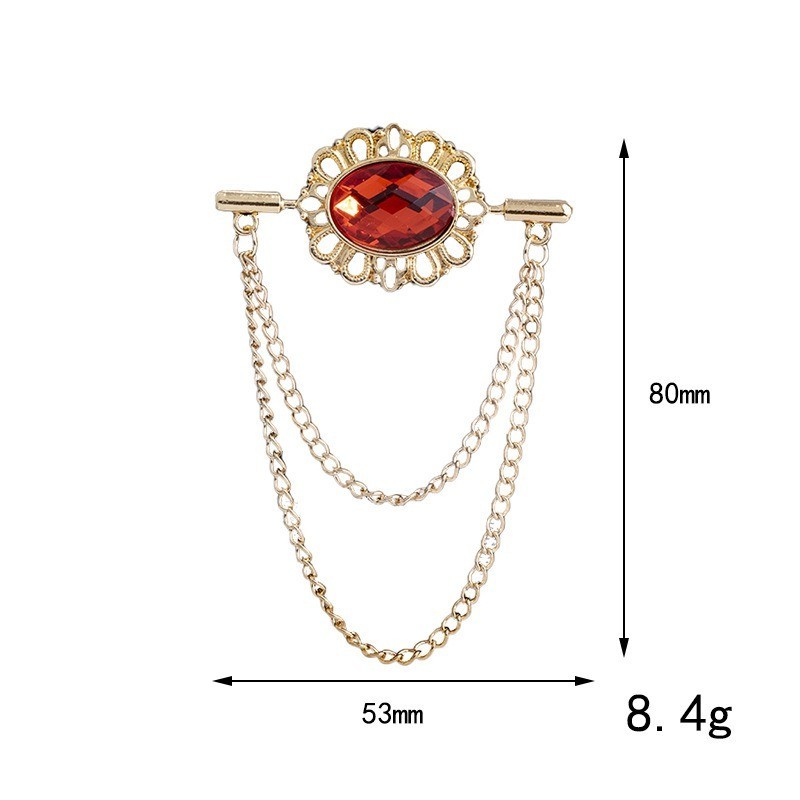 Ghim Cài Áo Hình Đại Bàng Đính Đá Thời Trang Cho Nam